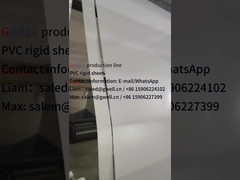 좋은 균일성 - PVC 색상/투명한 딱딱한 잎 진압 선