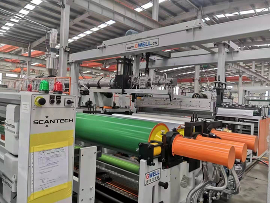 주문 수직 3시 3분은 플라스틱 시트 11KW를 만들기 위한 캘린더 머신을 회전시킵니다 online manufacture