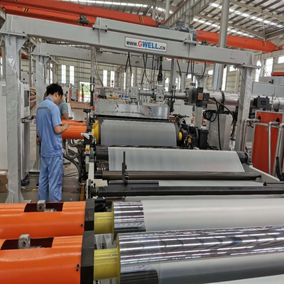 주문 GWELL Brand PP HDPE ABS Thick Board Extrusion Line for Advertising and Print Boards 1000-2000mm Width 3-50mm Thickness Heat Resistant up to 100 Degrees online manufacture