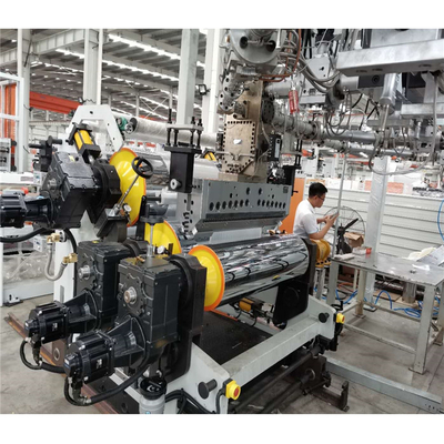 주문 PP PE PS ABS Pvc 시트 생산 라인 1000kg/H GWELL 기계 online manufacture