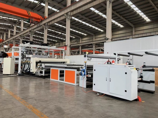 주문 POE EPE 태양 필름 생산 라인 단일 나사 설계 700kg/H 출력 online manufacture