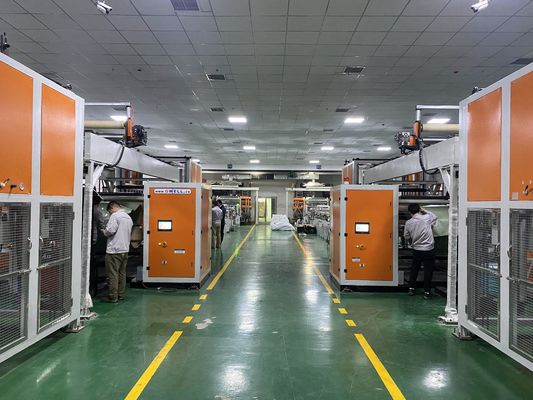 주문 캘리브레이팅 보드 4그룹 및 350kg/h 압출 용량, 0.5-1.5mm 두께의 플라스틱 시트 압출 라인 online manufacture