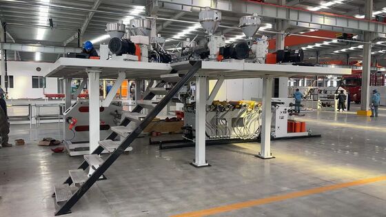 주문 GWELL PP-EVOH 5-7-11 레이어 고배리어 시트 압출 라인 (식품 용기 열성형용), 800-1500mm 폭 요구르트 컵 제조기 online manufacture