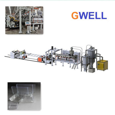 주문 PP 엽 extrusion 기계 extruder 기계 PP 블러스터 엽 생산 라인 online manufacture