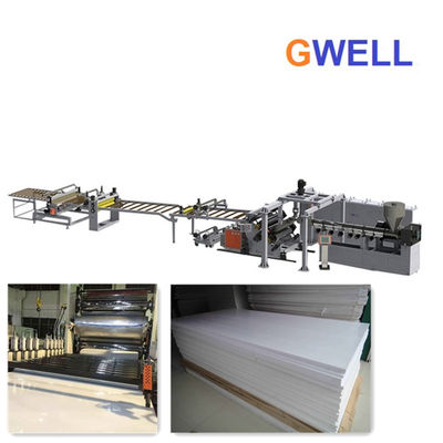주문 8mm 두꺼운 PMMA ABS 잎 진압 선 단일 나사 보드 진압 기계 online manufacture