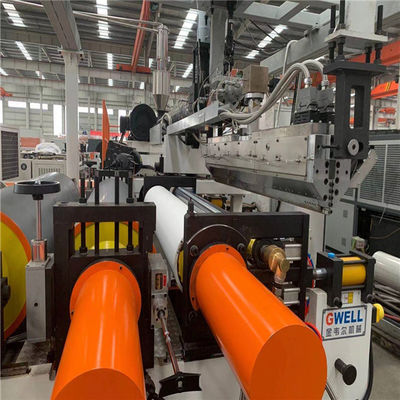 주문 문 벽 패널 ASA Pvc 프로필 진압 기계 라인 350kg/H online manufacture