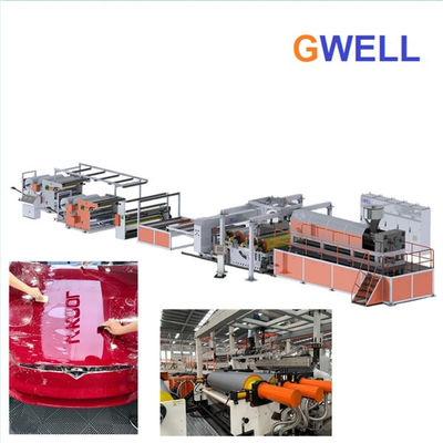 주문 단분자층 가소적 압출 성형 캐스트 필름 라인 열 가소성 폴리우레탄 수지 영화사 라인 online manufacture