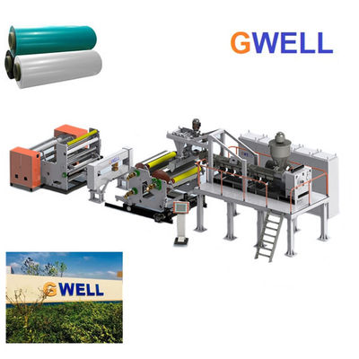 주문 기계 PVDF 태양열 전지판 뒤쪽 배역 필름 압출 라인을 만드는 PVDF 일광 필름 online manufacture