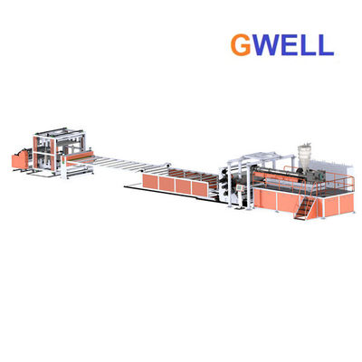 주문 엄격한 PVC 시트 압출 기계 라인 Pvc 보드 생산 라인 550KG Ｈ online manufacture