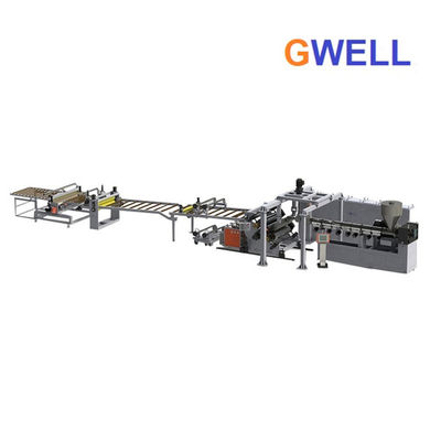 주문 PP PE ABS PVDF 캐비닛 보드 추출 선 600kg/H 1000 - 2000mm 너비 online manufacture