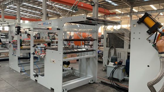 주문 고품질 PP 엽물 생산 라인 PP 열형화 엽물 진압 기계 online manufacture