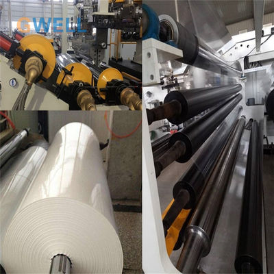 주문 A-B-A 3층 코엑스트루션 PP 블리스터 엽 extrusion 라인 800-1500mm 너비와 300-700kg/h 출력 식품 포장 online manufacture