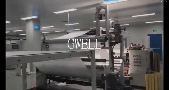 EVA / POE 태양 필름 추출 라인 최대 선형 속도 16m / min 및 쌍 나사 설계